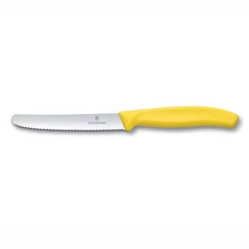 Victorinox Victorinox Tomatenmes Tafelmes Kartel  Geel 10cm 2 stuks (6.7836.L118B)