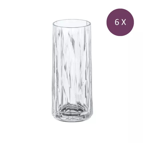 Koziol Koziol Superglas Club No. 03 Longdrinkglas 250 ml Set a 6 Stuks (3403535)