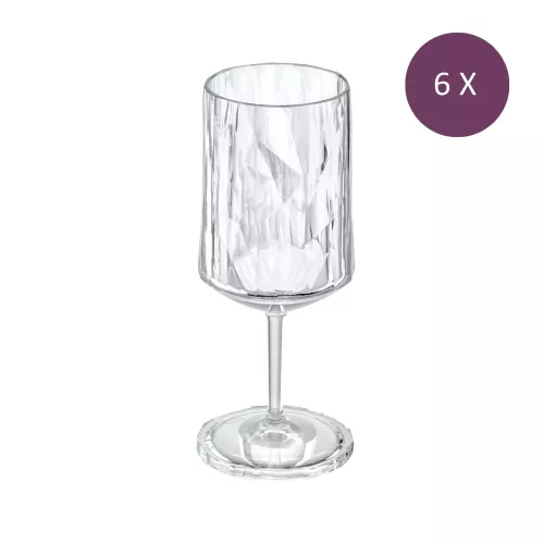 Koziol Koziol Superglas Club No. 04 Wijnglas 300 ml Set a 6 Stuks (3401535)