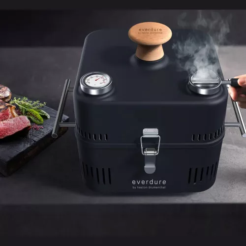 Everdure Everdure Cube 360 Houtskool Barbecue Zwart met Gereedschapset (HBCUBE360B)