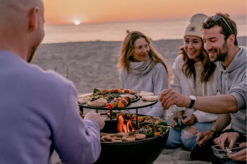 Höfats Höfats Bowl 57 Sear Grate Grillrooster op Verstelbare Poten met Handvat (00611)