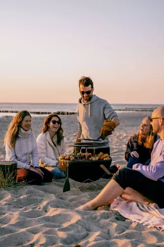 Höfats Höfats Bowl 57 Sear Grate Grillrooster op Verstelbare Poten met Handvat (00611)