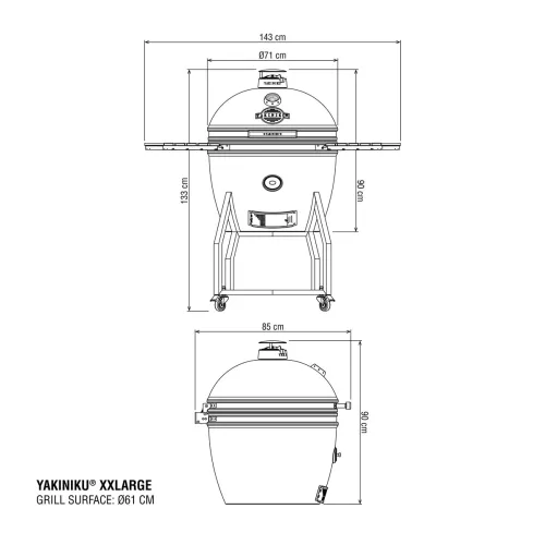 Yakiniku YAKINIKU XXLARGE Kamado compleet (240000)