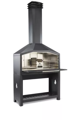 Braaimaster Braaimaster Vrijstaand duo Black (FS2B)