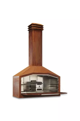 Braaimaster Braaimaster Vrijstaand duo Corten, excl. Onderstel (FS2C-NS)