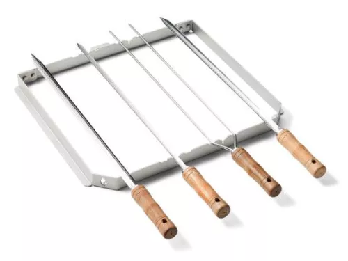 Braaimaster Braaimaster frame voor churrasco skewers RVS/Inox (FR02)