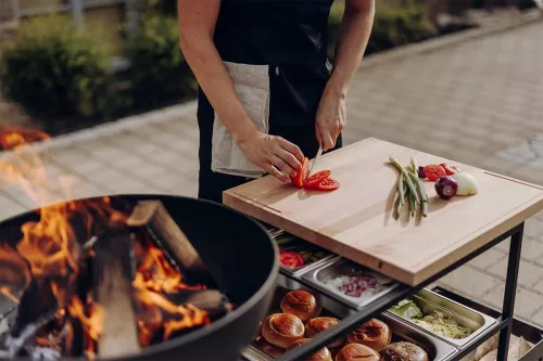 Höfats 1x Höfats Fire Kitchen Buitenkeuken met Bowl 57 Vuurschaal (00739)