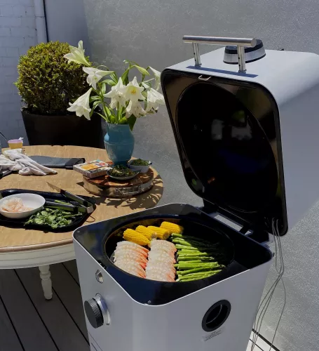 Everdure Everdure 4K Houtskool Barbecue Wit (HBCE4KSEU)