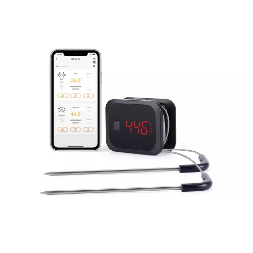 Inkbird BBQ Thermometer Inkbird IBT-2X Thermometer met LCD en Bluetooth (OSC-MT-MP01)