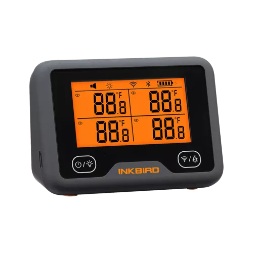 Inkbird BBQ Thermometer Inkbird IBBQ-4BW Thermometer met LCD WiFi BT (OSC-MT-MP01)