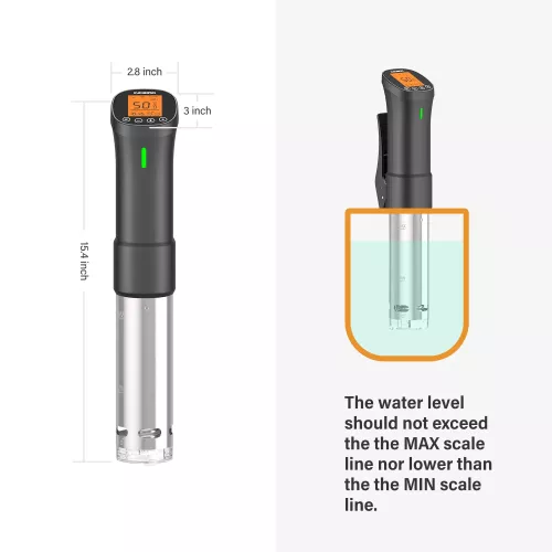 Inkbird BBQ Thermometer INKBIRD ISV-200W WiFi Sous-vide Stick Cooker (ISV-200W)