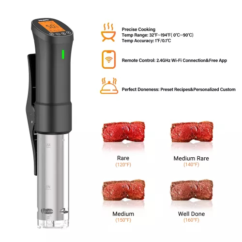 Inkbird BBQ Thermometer INKBIRD ISV-200W WiFi Sous-vide Stick Cooker (ISV-200W)