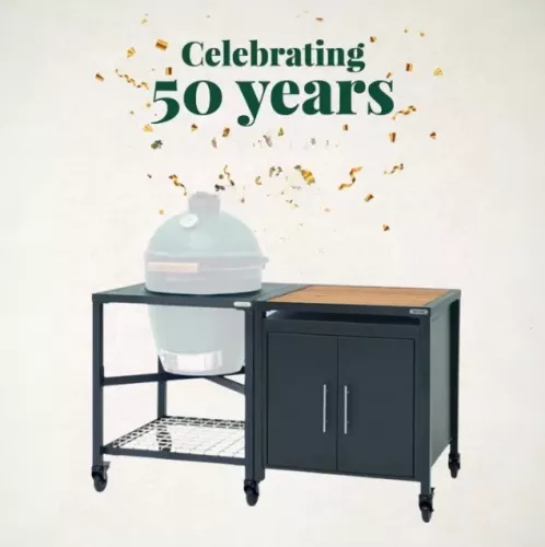 Big Green Egg Big Green Egg Modulair tafelsysteem met kast Large Celebrating 50 Years (BGE-FRAME 1 Large 50 YEARS)