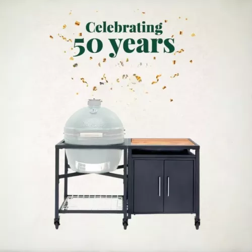 Big Green Egg Big Green Egg Modulair tafelsysteem met kast XL Celebrating 50 Years (BGE-FRAME 1 XL 50 YEARS)