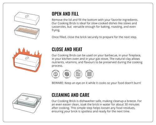 Bricknic Bricknic Cooking Brick Natural (11866)