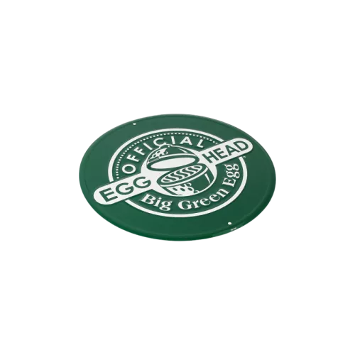 Big Green Egg Big Green Egg rond groen wandbord - Official Egghead (BGE-118820)