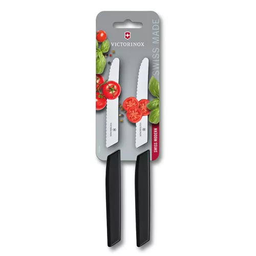   Victorinox Tomatenmes Tafelmes Kartel zwart 2 stuks