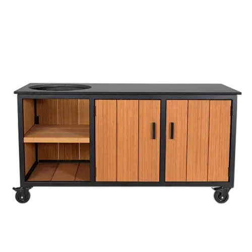 Fraaii Buitenkeuken Bamboo Teak Oil Inferno