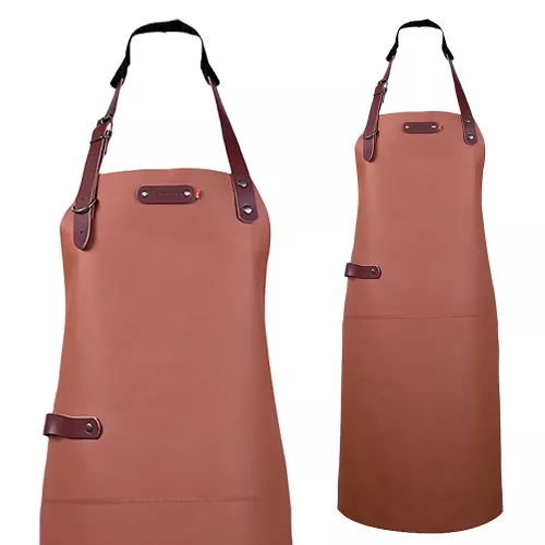 Xapron leren schort Dallas Cognac