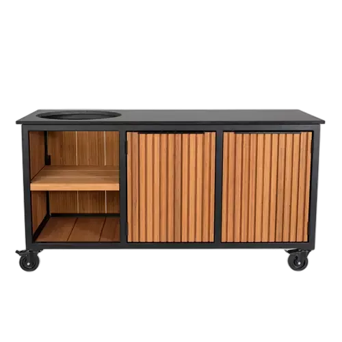Fraaii Buitenkeuken Bamboo Teak Oil Rhombus Inferno XL