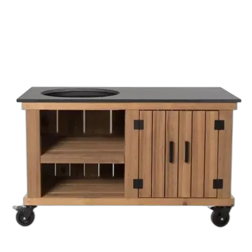 Fraaii Buitenkeuken Meranti Storage