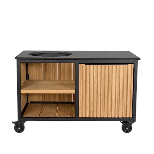 Fraaii Buitenkeuken Bamboo Natural Rhombus Storage