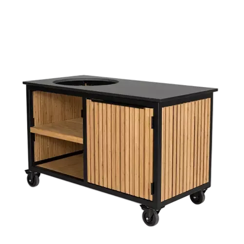 Fraaii Buitenkeuken Bamboo Natural Rhombus Storage XL