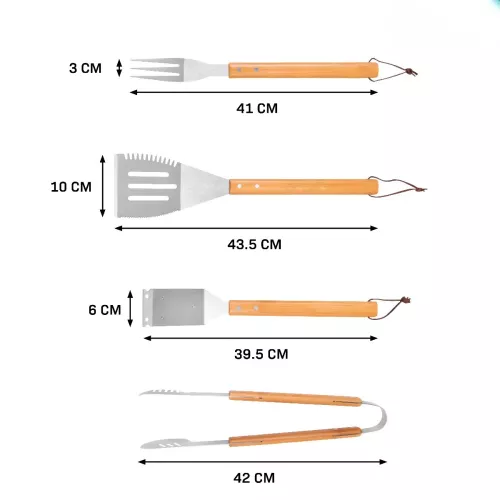Auplex BBQ Tool set (AU-BTS)