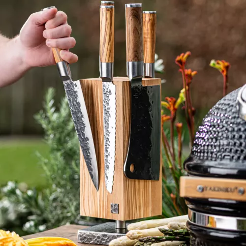 Forged Forged Magnetisch Messenblok - Olijfhout (K37100)