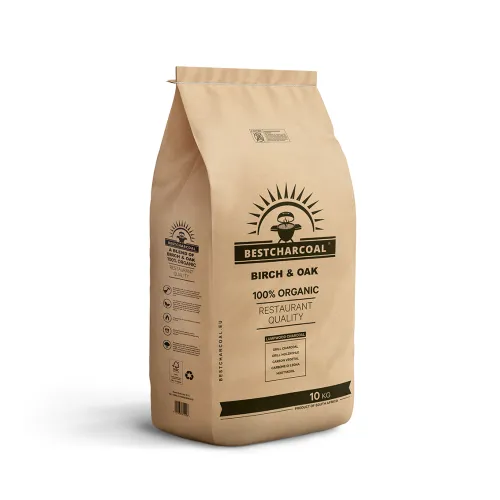 Bestcharcoal Houtskool Berk en Eik 10KG