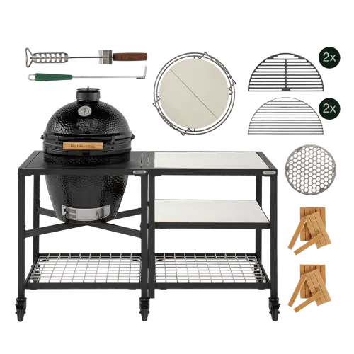 Big Green Egg The Onyx Large Essential Buitenkeuken RVS