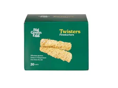 Big Green Egg Twister Firestarters 20 stuks