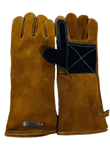 Xapron BBQ Handschoenen Cognac - Zwart Suede