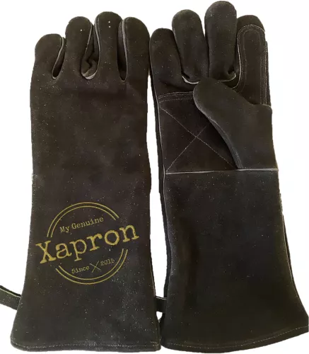 Xapron BBQ Handschoenen Zwart Suede