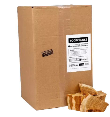 Smokin' Flavours Smokin' Flavours Rookchunks 5 KG kers (SF120)