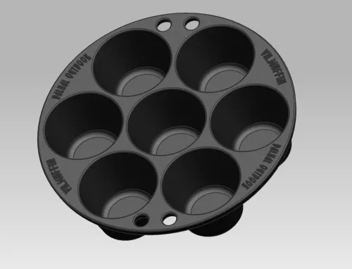 Valhal Outdoor Valhal Muffinpan voor 7 stuks (VH.MUFFIN)