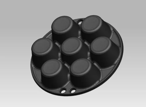 Valhal Outdoor Valhal Muffinpan voor 7 stuks (VH.MUFFIN)