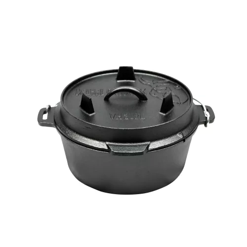 Valhal Dutch Oven Braadpan Gietijzer 3,8 Liter