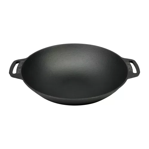 Valhal Outdoor Valhal Wokpan Gietijzer met Handgrepen 36 cm (VH.WOK36)