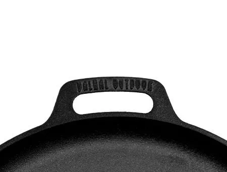 Valhal Outdoor Valhal Skillet Plancha Gietijzer met Handgrepen 35 cm (VH35F)