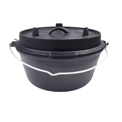 Valhal Outdoor Valhal Dutch Oven Braadpan Gietijzer 8 Liter (VH8L)