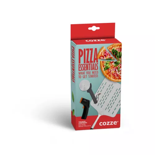 Cozze Cozze Kadoset PizzaSchep, Snijder en Thermometer (90380)