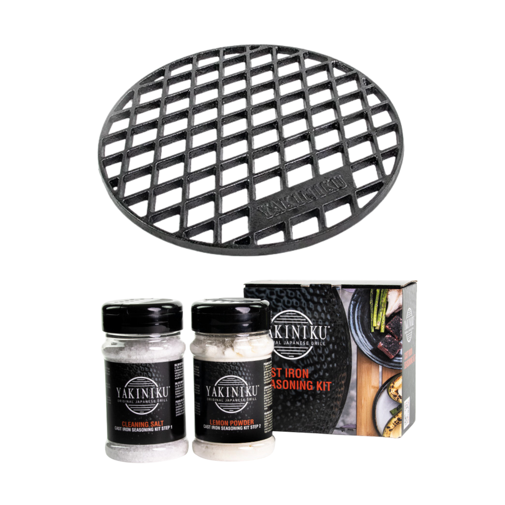 YAKINIKU Gietijzeren rooster | COMPACT met GRATIS seasoning kit