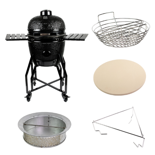 YAKINIKU MEDIUM Kamado Compleet Black Edition
