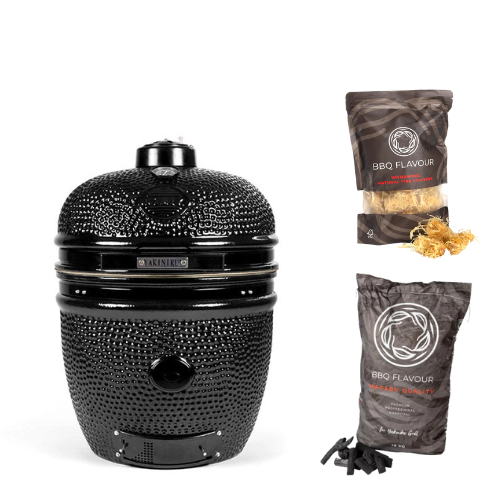 YAKINIKU Kamado Black Edition Large Basic Solo starterset