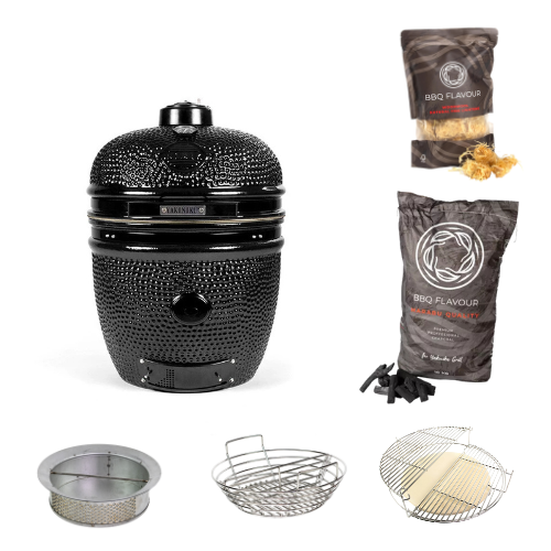 YAKINIKU Kamado Black Edition Large Solo Compleet starterset