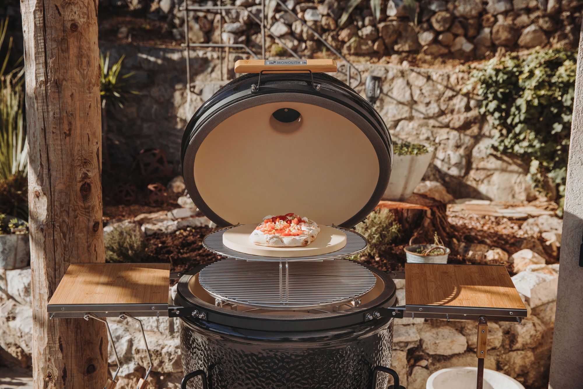 Multilevel koken op je kamado